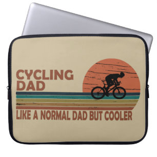 Capa Para Notebook pai de ciclismo como um pai normal, mas mais frio
