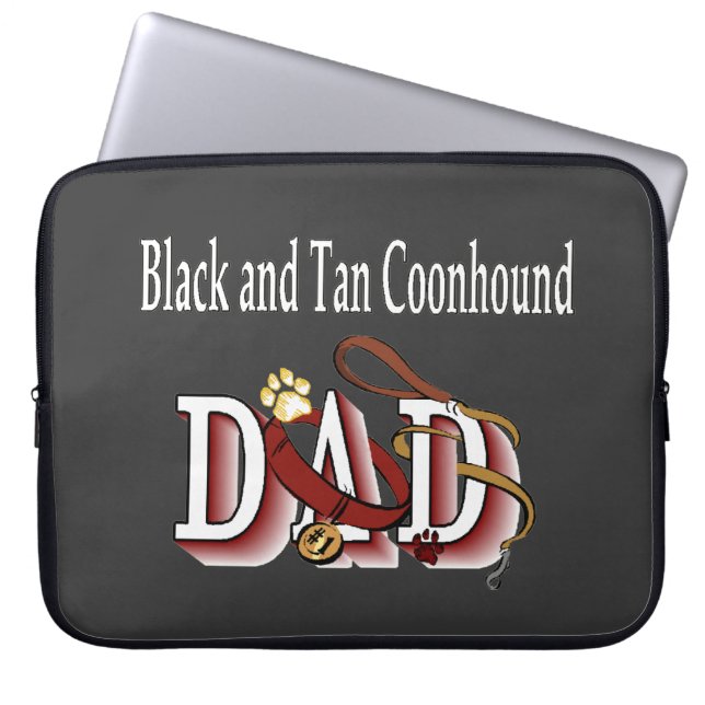 Capa Para Notebook Pai de Conhôs Preto e Tan (Frente)