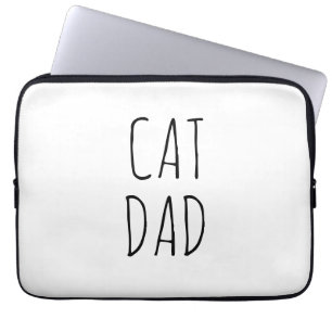 Capa Para Notebook "Pai de Gato" Simples Farmhouse Moderno