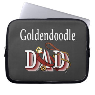 Capa Para Notebook Pai de Goldendoododle