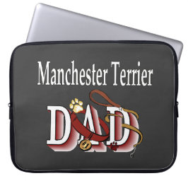 Capa Para Notebook Pai de Manchester Terrier