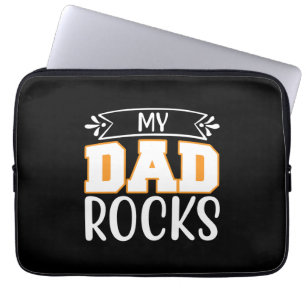 Capa Para Notebook Pai de presentes Minhas Rochas Pais