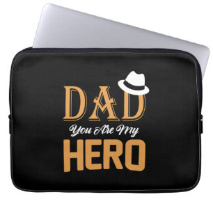 Capa Para Notebook Pai de presentes Pai Você É Meu Herói