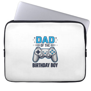 Capa Para Notebook Pai do Menino Aniversariante Camisa de Gamer Desig