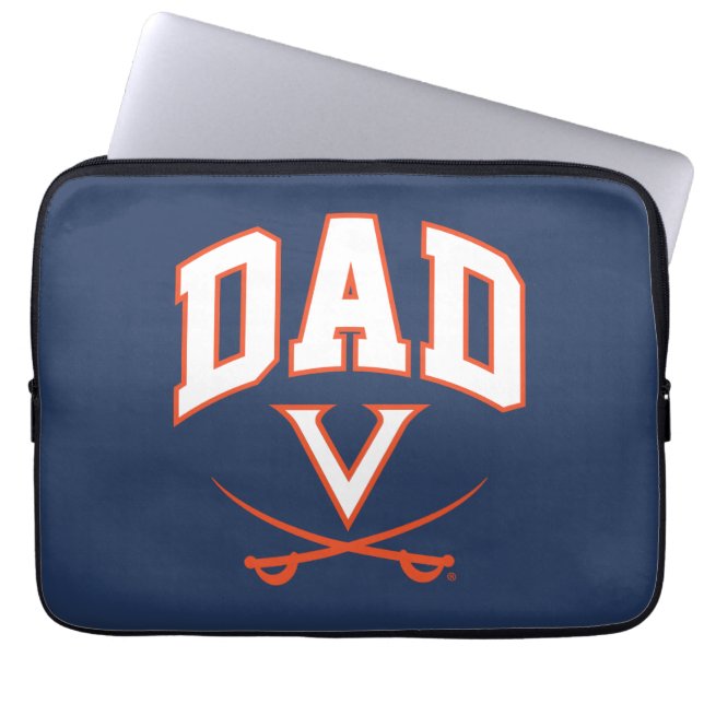 Capa Para Notebook Pai dos Virginia Cavaliers (Frente)
