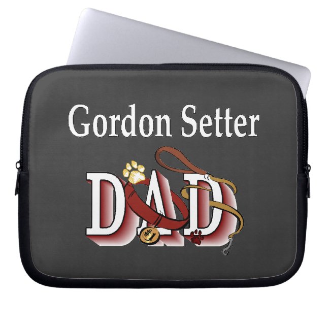 Capa Para Notebook Pai Gordon Setter (Frente)
