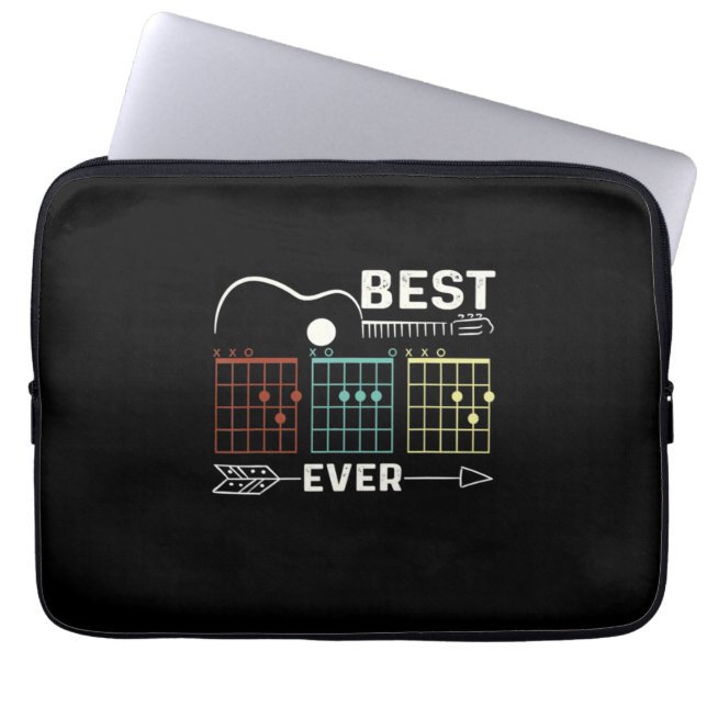 Capa Para Notebook Pai Guitarrista Melhor Nunca Aniversário (Frente)