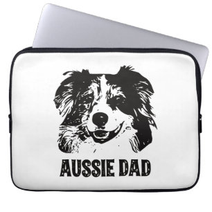 Capa Para Notebook Pai Mens Aussie - Pai de Cachorro Australiano