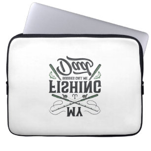 Capa Para Notebook Pai Pescador Desenho de Camisa Gravada Vintage