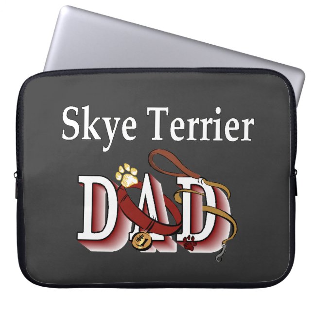 Capa Para Notebook Pai Skye Terrier (Frente)
