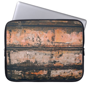 Capa Para Notebook Painel castanho e laranja