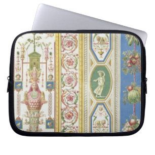 Capa Para Notebook Painel do Loggia de Raphael no vaticano, engr