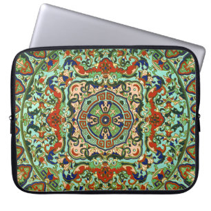 Capa Para Notebook Painel Geométrico Oriental Clássico