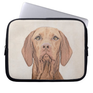 Capa Para Notebook Painting Vizsla - Arte de Cachorro Original