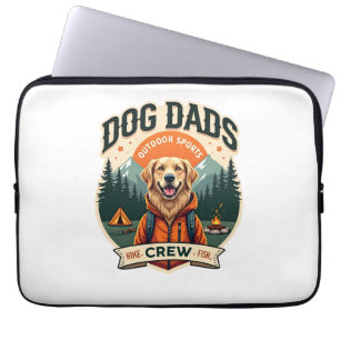 Capa Para Notebook Pais Avós de Cachorro Vintage Tripulação de Esport