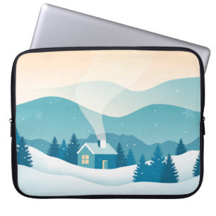 Capa Para Notebook Paisagem de Neve
