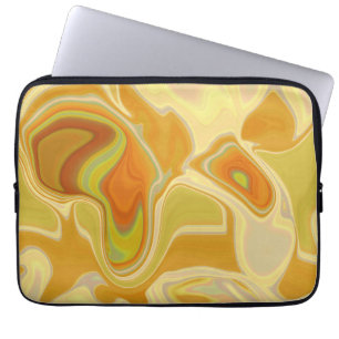 Capa Para Notebook Paisagem de Sonho em Ouro
