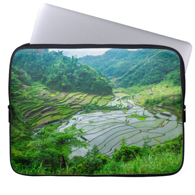 Capa Para Notebook Paisagem de terraço de arroz, Filipinas (Frente)