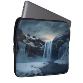 Capa Para Notebook Paisagem em cascata da Islândia