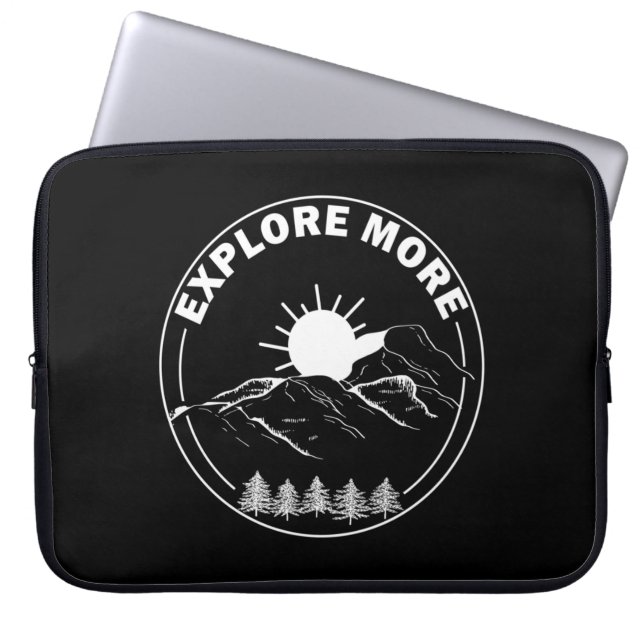 Capa Para Notebook Paisagem florestal mínima dos pinheiros (Frente)