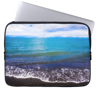 Capa Para Notebook Paisagem Marítima Serena Horizonte Azul