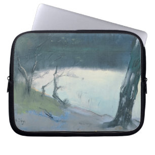 Capa Para Notebook Paisagem (pastel em canvas)