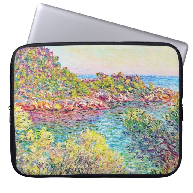 Capa Para Notebook Paisagem perto de Monte Carlo (por Claude Monet) (Frente)