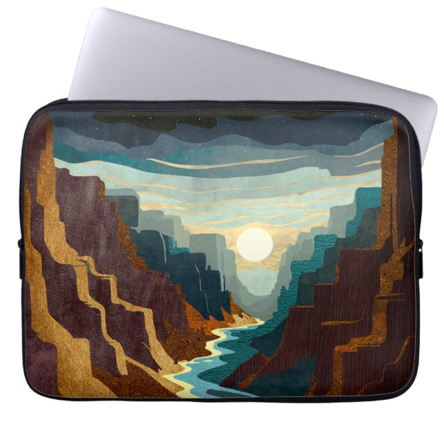 Capa Para Notebook Paisagem Sunset Canyon (Frente)
