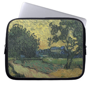 Capa Para Notebook Paisagem Van Gogh em Twilight