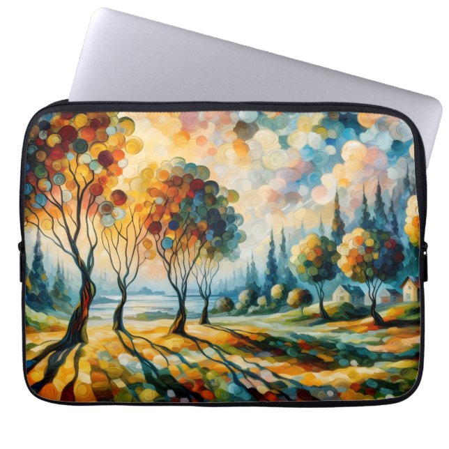 Capa Para Notebook Paisagem Vibrante (Frente)