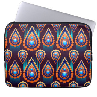 Capa Para Notebook Paisley Como Um Padrão Colorido De Joias