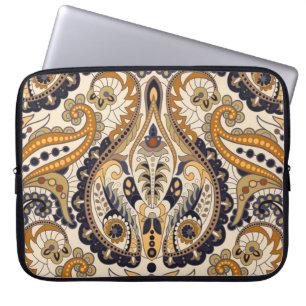 Capa Para Notebook Paisley Floral: Design sem costura colorida
