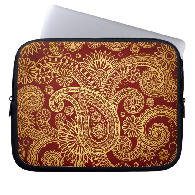 Capa Para Notebook Paisley Pattern, Persa Paisley, Oriental Paisley (Frente)