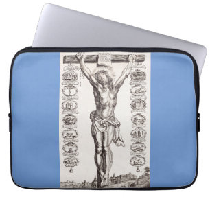 Capa Para Notebook Paixão de Jesus crucificação de Cristo