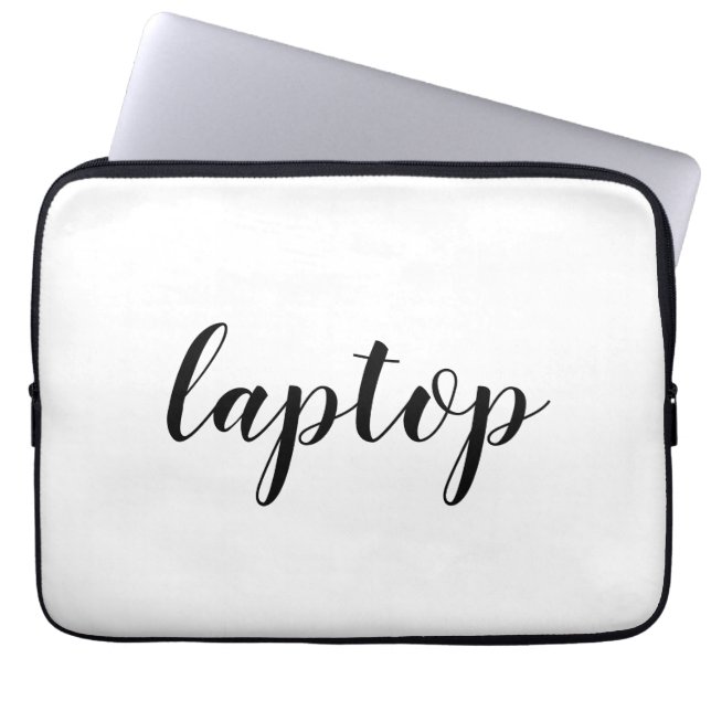 Capa Para Notebook Palavra literal engraçada personalizável (Frente)