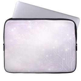 Capa Para Notebook Pale lilac and pearl gray AI art