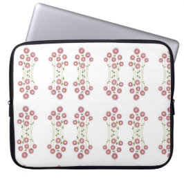 Capa Para Notebook Pale pink abstract florals 