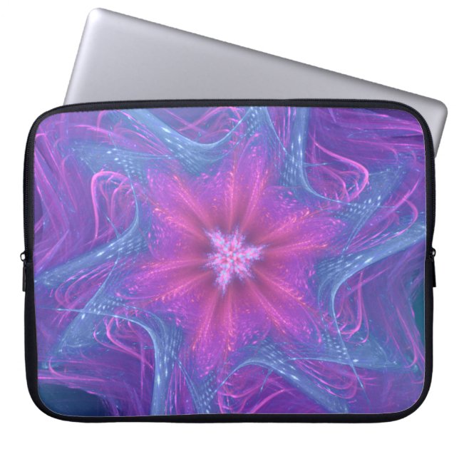 Capa Para Notebook Paleta Ciana Fractal do Bag eletrônicos (Frente)
