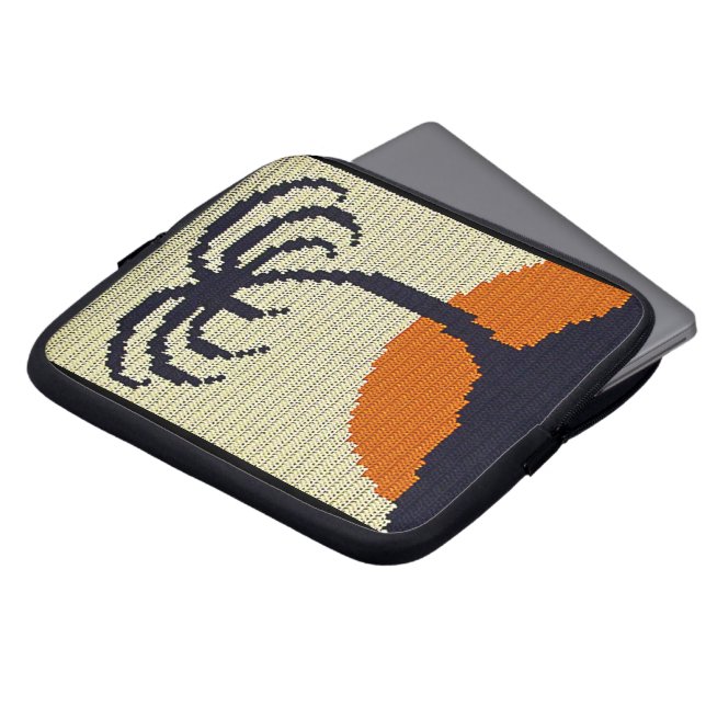 Capa Para Notebook Palm Tree Artisan Crochet Impressão Eletrônicos Ba (Frente Topo)