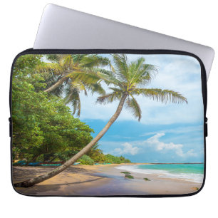 Capa Para Notebook Palma de coco, praia Sri Lanka de Mirissa