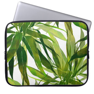Capa Para Notebook Palma Folha Pintada Mão