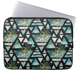 Capa Para Notebook Palmas & teste padrão de ondas geométricos