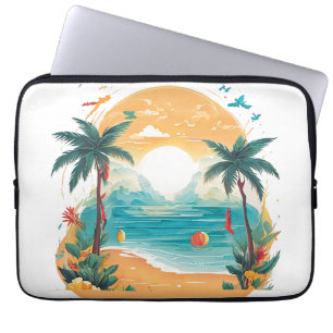 Capa Para Notebook Palmeira de Sun Beach