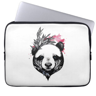 Capa Para Notebook Panda Bear Selvagem Natureza Animal Ilustração Art