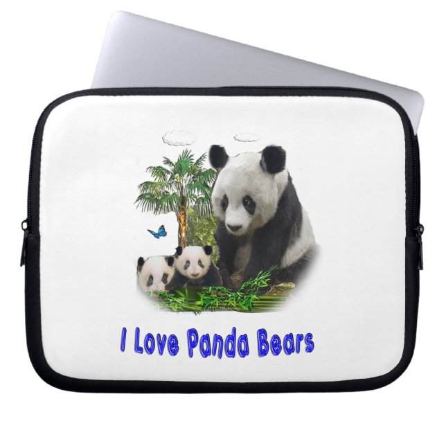 Capa Para Notebook panda beras (Frente)