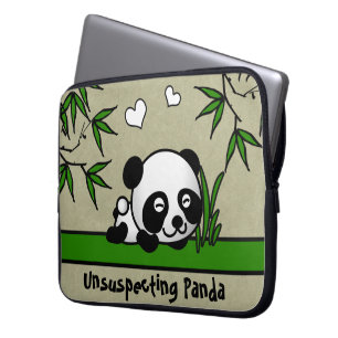 Capa Para Notebook Panda confiante