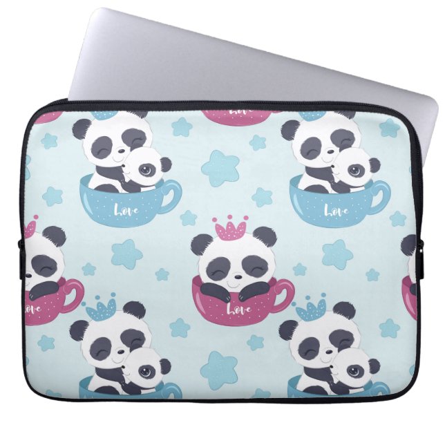Capa Para Notebook Panda Lover | O Panda É Um Animal Desagradável (Frente)