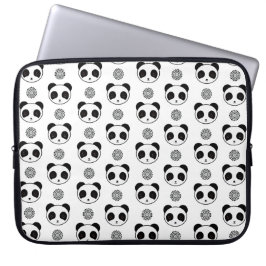 Capa Para Notebook Panda Mandala de Kawaii