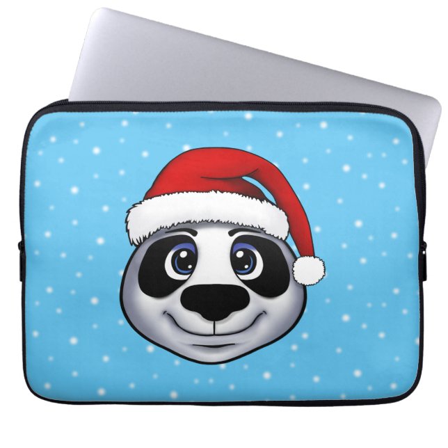 Capa Para Notebook Panda Natal (Frente)