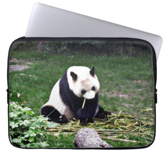 Capa Para Notebook Panda que come o bambu